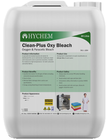 hychem | clean bleach laundry product picture